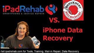 iPad Rehab beats Drivesavers: LIVE iPhone 7 Data Recovery