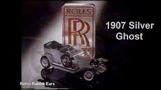 1988 Rolls Royce Silver Ghost 1907 Model Franklin Mint TV Commercial