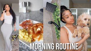 MORNING ROUTINE RESET: "GIRL GET UP" SKINCARE,HAIR,MAKEUP & MORE