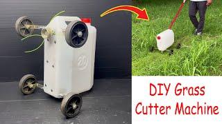 Made a super fast lawnmower at home/DIY grass cutter machine | Best Angle Grinder Hacks/Simple Ideas