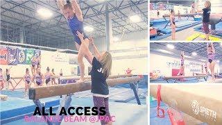 All Access: Beam Training at JPAC | gymnastics training