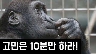 고민은 10분만 하라