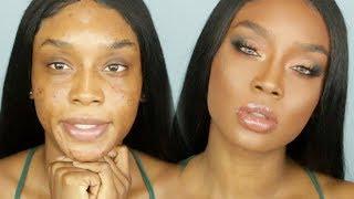 FLAWLESS DRUGSTORE LONG LASTING FOUNDATION ROUTINE | DESTINYLASHAEMAKEUP