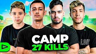 NÃO TEM JEITO!! LOUD MITOU NESSE CAMP AO VIVO!! FREE FIRE