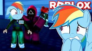 RAINBOW DASH no SQUID GAME X (Roblox) #LuliRarity