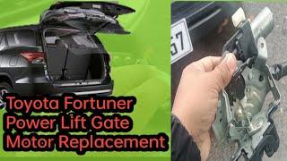 Toyota Fortuner Power Lift gate Latch Lock Actuator Replacement