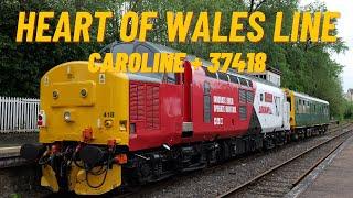 Inspection Saloon Heart of Wales Line Class 37. Including Knucklas and Cynghordy Viaducts