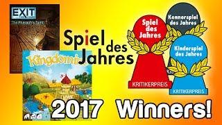 Spiel des Jahres 2017 Winner! | Roll For Crit