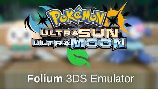 Pokemon Ultra Sun - Folium, iOS 3DS Emulator, JIT Enabled (iPad Pro M4)