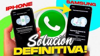 ASÍ PUEDES PASAR tu WHATSAPP de iPHONE a ANDROID!!! SAMSUNG SMARTSWITCH!!!