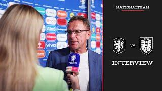 Interview mit Ralf Rangnick | Niederlande vs. Österreich | UEFA EURO 2024 | Nationalteam