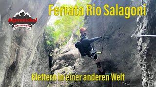 Klettersteig am Gardasee/ Ferrata Rio Salagoni