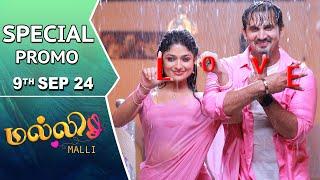 Malli Serial | Special Promo | 9th Sep 24 | Nikitha | Vijay | Saregama TV Shows Tamil