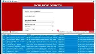 9  How to use Social Phone Extractor