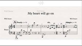 Titanic: My heart Will Go On (Piano cover) - Arqam Sajid Transcription