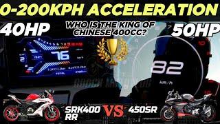 QJ Motor SRK 400RR ️ CFMoto 450SR | 0-200kph Acceleration | Top Speed Attempt 