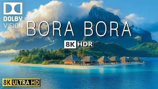 BORA BORA VIDEO 8K HDR 60fps: The Natural Beauty of White Sand Beaches And Crystal Clear Water