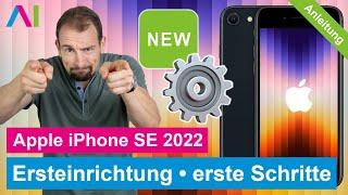 Apple iPhone SE 2022 - Ersteinrichtung / Konfiguration •  •  • ️ • ️ • Anleitung | Tutorial