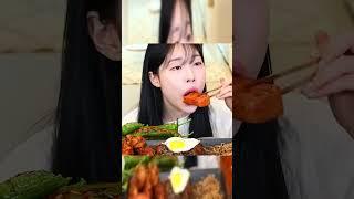 Enjoy ASMR Mukbang – Crunchy Sounds & Delicious Food #food #mukbang #koreanfood