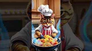 the best chef cat  #cat #fantasticcooking #cooker #cute #fantasticfood #cooks #funny #catcancook