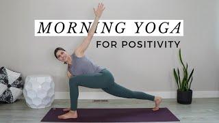 10-Minute Morning Yoga for Positivity (Boost Your Energy + Peace of Mind)