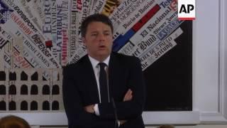 Renzi on EU and US elections