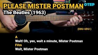 Please Mister Postman - The Beatles (1963) Easy Guitar Chords Tutorial with Lyrics