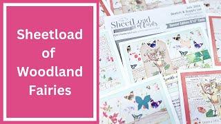July 2024 Sheetload of Cards - Woodland Fairy Cards - Process Video