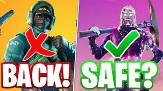 ARE EXCLUSIVE SKINS SAFE IN FORTNITE? (GeForce Nvidia Counterattack set in item shop)