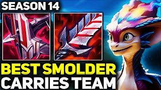 RANK 1 BEST SMOLDER IN THE WORLD CARRIES HIS TEAM! | League of Legends