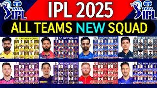 IPL 2025 - All (10) Teams Squad | All Teams Squad IPL 2025 | Indian Premier League IPL 2025 Squad |