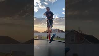 CRAZY TRAMP SCOOTER TRICK!