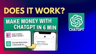 I Tried to Make $21,710 in 7 Days with ChatGPT (Here's My Honest Personal Experience)