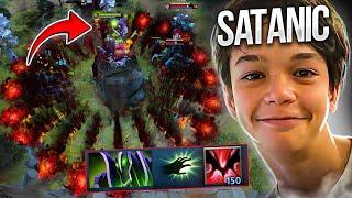 SATANIC really USES his 200 IQ playing RUBICK | DOTA 2