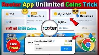 Rooter App Unlimited Coins Trick 2025 | Rooter App se Paise Kaise Kamaye | Rooter New Trick | Rooter