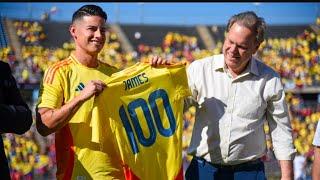 Los 100 partidos de James Rodríguez Con la selección Colombia