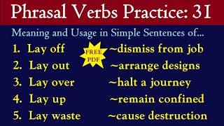 Phrasal Verbs, Meaning with Examples | English Made Easy | #phrasalverbs #fluentenglish