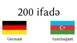 200 ifadə - Alman dili - Azərbaycan dili