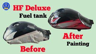 HF Deluxe fuel tank painting.