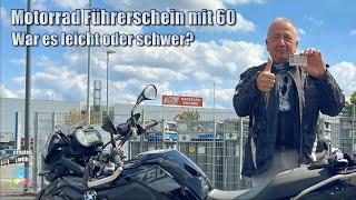 Motorrad Führerschein mit 60 - war es leicht oder schwer? Umstieg von B196 auf die offene A-Klasse