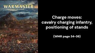 Warmaster Revolution - Cavalry charging infantry, positioning stands