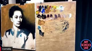 Vertical Palette Mixing and Painting with Cornelia Hernes
