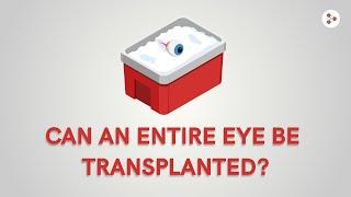 Can an entire eye be transplanted? | Don't Memorise | #Shorts