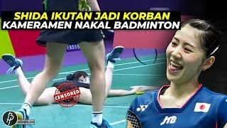 Shida Ikutan Jadi Korban.! Momen Kameramen Nakal Badminton Abadikan Asupan Penggugah Semangat
