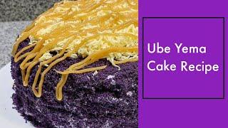 UBE CHEESE YEMA CHIFFON CAKE | BAKE WITH JAY