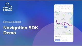 Navigation SDK Demo | NextBillion.ai #navigation #sdk