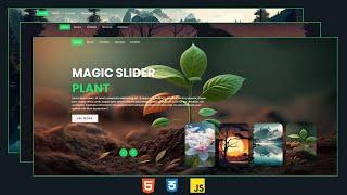 Fully Responsive Animated Image Slider Carousel using HTML CSS and JavaScript
