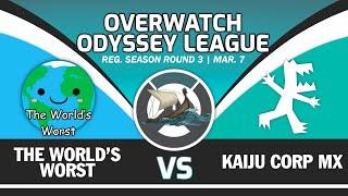 REG. SEASON ROUND 3 | World's Worst vs. kaiju corp mx