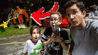 CAÇA POKEMON NA LUA CHEIA CHEIAS DE AMOGUS - Paulinho e Toquinho Family