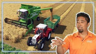 Real Farmer Reacts to Farming Simulator 22